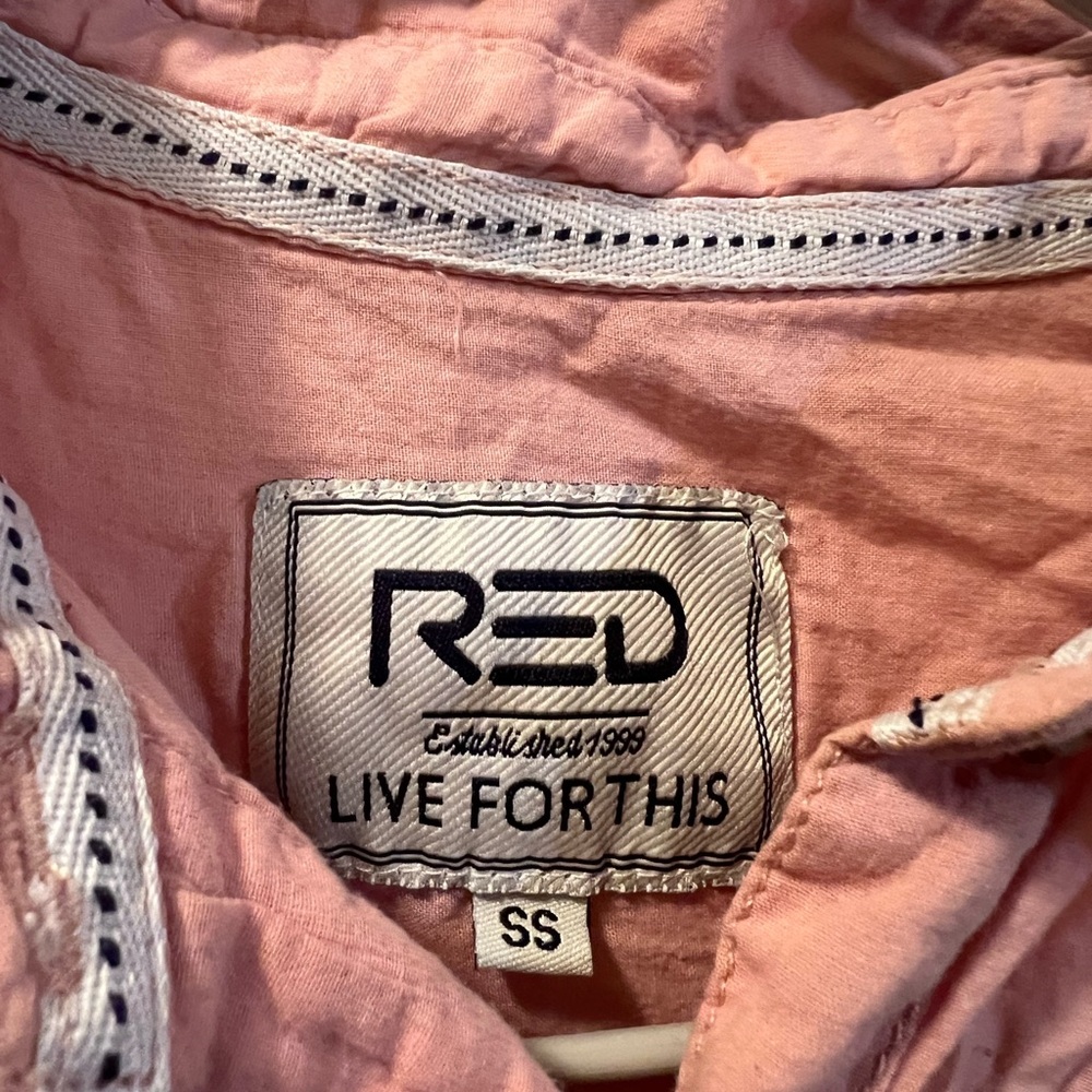 RED Button Up - Picture 2 of 4